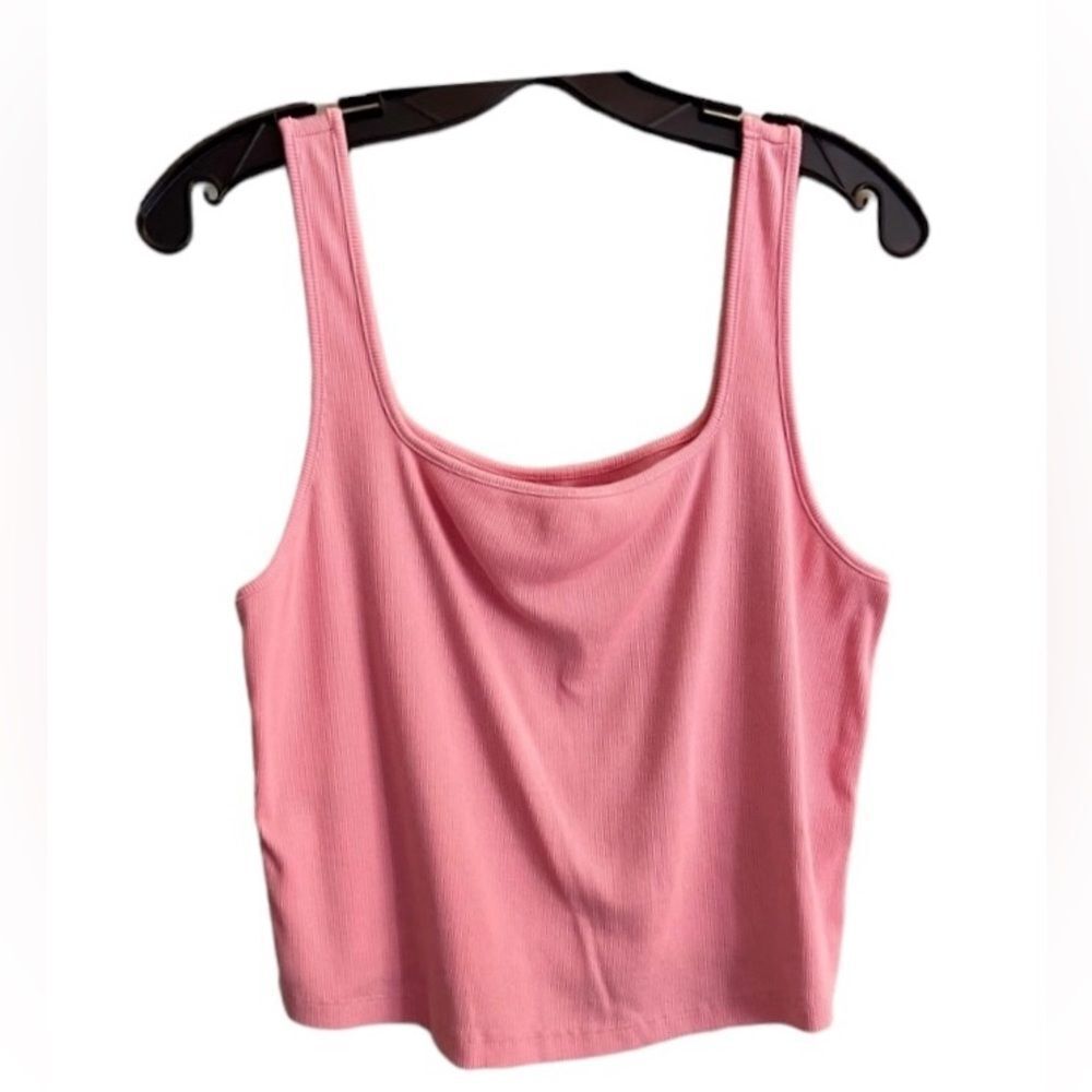 Old Navy Pink Ultra Ribbed Crop Top. Size 2X.